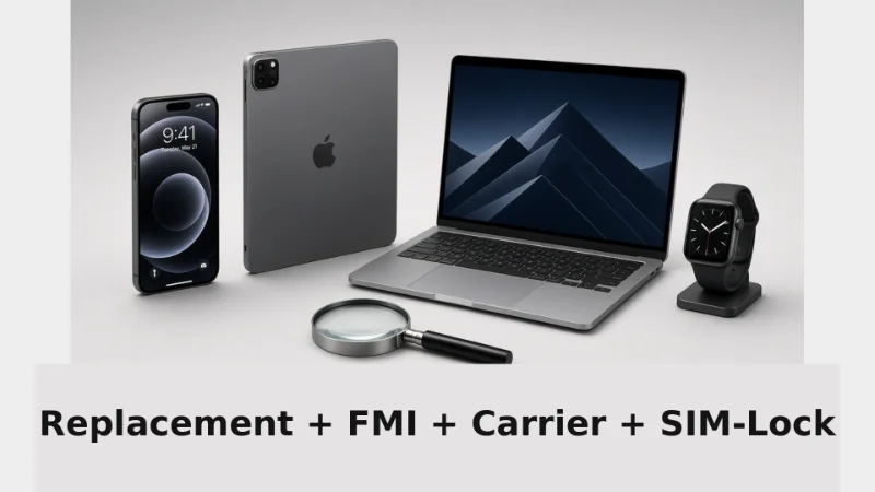 Replacement + FMI + Carrier + SIM-Lock
